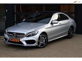 Mercedes-Benz C-klasse 400 4MATIC AMG | Pano | Elektrische Stoelen | Burmester | Stoelverwarming | Adaptieve Cruise | Leder