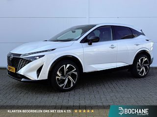 Nissan Qashqai 1.5 e-Power Tekna Plus Stoel- en stuurwielverwarming / Voorruitverwarming / Massagestoelen / Leder interieur / Panoramadak / BOSE