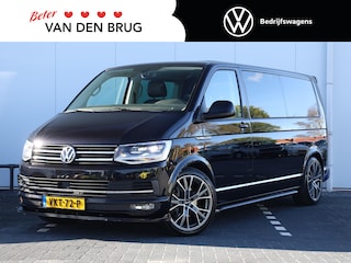 Volkswagen Transporter Multivan 2.0 TDI 199PK L2 Dubbele cabine | Climatronic | ACC | Navigatie | Leer - Alcantara | Elektrisch bedienbare schuifdeur | 20 inch Lm velgen | LED | Trekhaak |
