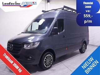 Mercedes-Benz Sprinter 319 CDI 190 pk Aut. L2H2 Navi, Trekhaak 3.500 kg Imperiaal met Trap, 18" LMV, Camera, Cruise Control, 3-Zits