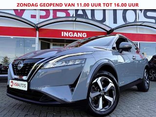 Nissan Qashqai 1.5 e-POWER AUT. 190PK TEKNA PANO-DAK LED NAVI 360-CAMERA CARPLAY NARDO-GREY