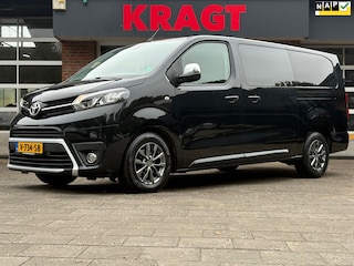 Toyota Proace 2.0 D-4D|DUBBELCABINE|NAP|clima|cruise|trekhaak 2500KG|lichtmetalen velgen|Keyless|voorruitverwarming|EURO6
