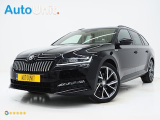 Skoda Superb Combi 1.4 TSI iV Sportline | Leder/Alcantara | Trekhaak | Carbon | Canton | Memory | Sfeerlicht | Keyless