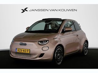 Fiat 500 La Prima 42 kWh Cabrio Leder Stoelverwarming JBL Camera 17"