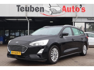 Ford Focus Wagon 1.0 EcoBoost Titanium Business | Automaat | Lane assist | Stoel-stuur verwarming | Voorruitverwarming | Trekhaak