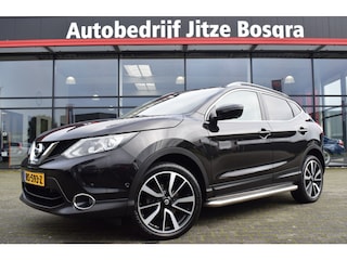 Nissan Qashqai 1.6 164pk Tekna Panoramadak | Zwart Leder | LED | Full Map Navi | 360°Camera | Volledig Onderhouden!!