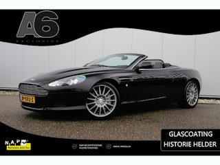 Aston Martin DB9 Volante 5.9 V12 Touchtronic Automaat Zwart Leder Sportstoelen 19 inch LMV Memory Stoelen Xenon Windvanger Glascoating NP: €241.000 ! Heldere Historie