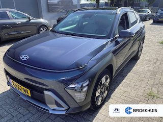Hyundai Kona 1.6 GDI HEV Premium Sky | Afn. Trekhaak | Schuif-kanteldak | Leder | Stoelgeheugen | Stoelventilatie | 360 Camera