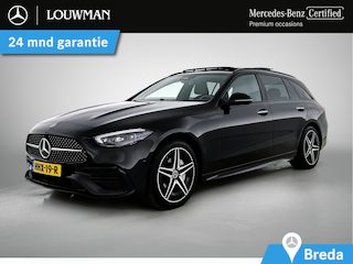 Mercedes-Benz C-klasse Estate 300 e Star Edition AMG Line Plus | 360° camera | Panoramadak | Burmester 3D | Stoelventilatie/- verwarming | Inclusief 24 maanden MB Certified garantie voor Europa.