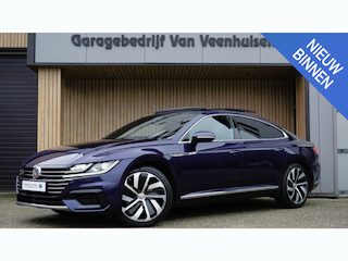 Volkswagen Arteon 2.0 TSI 190PK 3X R-LINE Pano.Dak DynAudio Standkachel 360-View 19inch LM ACC Trekhaak *Atlantic Blue Pearl*