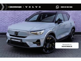Volvo EX40 P5 Long Range Ultra Black Edition Europa 82 kWh | Google | Adaptieve Cruise Control | 360 Camera | DAB | Keyless | Getint Glas | Stoel-/Stuurverwarming | Warmtepomp | Harman Kardon Audio | Dodehoekdetectie | Elek. Achterklep | LED Koplampen | 20 inch Lichtmetalen Velgen