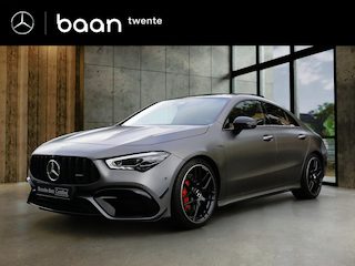 Mercedes-Benz CLA AMG 45 S 4MATIC+ Berggrijs MAGNO | AMG-Night Pakket II | Panorama | Burmester | Multi-Beam | 360 Camera
