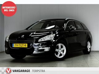 Peugeot 508 SW 1.6 THP Blue Lease Executive /Ketting Verv. 182.000KM! /Trekhaak! /Pano-Dak! /Navi /Climat /Cruise /Elek. pakket /Bluetooth /Regensensor /16"LMV /PDC V+A /Dakrails /Mistlampen.