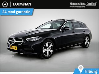 Mercedes-Benz C-klasse Estate 300 e Luxury Line | Elektrische voorstoelen| Stoelverwarming voor | 360 Camera | Sfeerverlichting | Lederlook bekleding | Navigatie | Smartphone intergratie | Trekhaak | Inclusief 24 maanden Mercedes-Benz Certified garantie voor Europa.