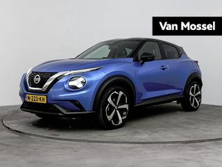 Nissan Juke 1.0 DIG-T Tekna 114PK | Navigatie | BOSE Audio | 360 Graden Camera | Adaptieve Cruise Control met Stuurhulp | 19'' Inch Velgen | Dodehoekdetectie | Apple CarPlay & Android Auto