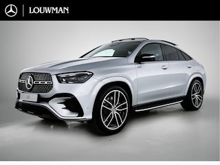 Mercedes-Benz GLE Coupé 400 e 4MATIC Sport Edition Premium Plus | Nightpakket | Trekhaak | Verlichte treeplanken | Panoramaschuifdak | 360° camera | Sierdelen openporig eikenhout antraciet | 22 inch vijf-dubbelspaaks AMG-velgen |