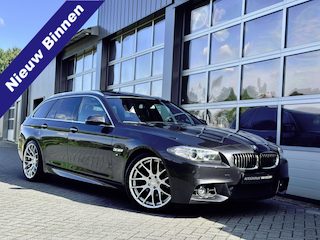 BMW 5-serie Touring 520i High Executive | Automaat | M-pakket | Nieuwe motor | Sportstoelen leer | Panodak | Elek Trekhaak | Nette staat |