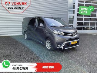 Toyota Proace 2.0 180 pk Aut. L3 DC Dubbel Cabine EXPORT DB-Riem V.V./ 2x Schuifdeur/ Navi/ Climate/ Trekhaak/ Cruise