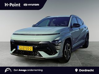 Hyundai Kona N Line 1.6 GDI HEV 140pk | TREKHAAK | ALLSEASON BANDEN | ALCANTARA | 360° CAMERA | BLIND SPOT VIEW | NL AUTO |
