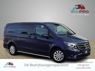 Mercedes-Benz Vito 114 CDI Automaat Dubbel Cabine L2 / Leder / 2x schuifdeur / 6 persoons / Navi / Clima / Licht metaal