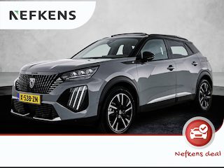 Peugeot 2008 EV 156pk GT 54 kWh Automaat | 1ste Eigenaar | Schuif-/Kanteldak  | Camera v+a | Leder/Alcantara | Stoel elektrisch+verwarmd+massage | Full Led koplampen | Parkeersensoren v+a | Keyless | Adaptieve Cruise Control | Dodehoeksensor | Apple Carplay/Android Auto | Donker getint glas | 17" lichtmetalen velgen |