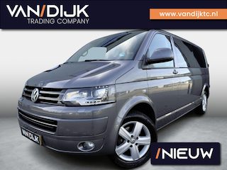 Volkswagen Transporter 2.0 TDI L2H1 DC Comfortline ✓Marge ✓Automaat ✓5 persoons ✓Rijklaarprijs ✓Bi-Xenon ✓Navigatie ✓Parkeersensoren ✓Trekhaak ✓Lichtmetaal
