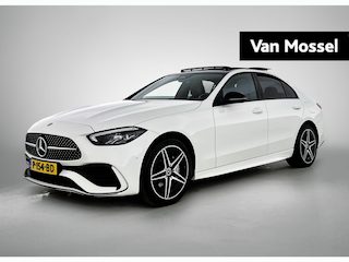 Mercedes-Benz C-klasse 300 e AMG Line 313PK | Automaat | Elektrisch Panoramadak | Achteruitrij Camera | Night Pakket | Elektrische stoelen | Apple Carplay | Android Auto | Elektrische Trekhaak ||
