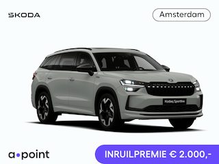 Skoda Kodiaq 1.5 TSI PHEV Sportline Limited 204 pk 6 versn. DSG | Comfort Pakket | Dynamic Chassis Control Pakket | Panorama Dak | Head-up display | Parkeer Pakket | Trekhaak | Winter Pakket