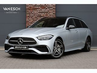 Mercedes-Benz C-klasse Estate 300 e AMG Line | Panoramadak | Distronic | Memory | Trekhaak | Digital Light | Surround Camera | Keyless Go | Dodehoekassistent |