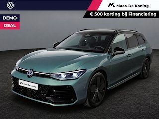 Volkswagen Passat Variant 1.5eHybrid 272PK R-Line Black Style Plus · Leder · Harman Kardon · Trekhaak ·  Alcantara hemelbekleding · 360°Camera + Parkeersensoren · Garantie t/m 21-01-2031 of 100.000km
