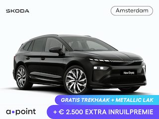 Skoda Enyaq 85 Sportline Tour Edition 286 pk | Business Upgrade pakket - Advanced | Trekhaak | Panorama Dak | Winter Pakket | Velgen: 21" lichtmetalen velgen Supernova, zwart gepolijst
