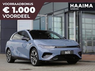 Leapmotor B05 ProMax Design 67.1 kWh | Panoramadak | Elektrisch verstelbare stoelen | Stuurwiel verwarming | Apple carplay/Android auto | Sfeerverlichting | Regensensor | Privacyglas | 19 inch lichtmetalen velgen