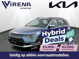 Kia Niro 1.6 GDi DynamicPlusLine - Stoel-/stuurverwarming - Schuif-/kanteldak - Navigatie - Apple CarPlay/Android Auto - Fabrieksgarantie tot 06-2033