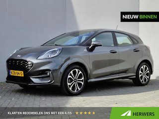 Ford Puma 1.0 EcoBoost Hybrid ST-Line / Apple Carplay Android Auto / Stuur- Stoel & Voorruitverwarming / Cruise control / Keyless start / Climate control / Draadloze telefoon lader / Parkeersensoren achter / Trekgewicht 1100 kg /