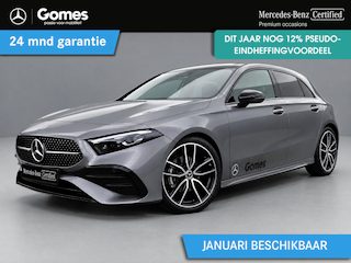Mercedes-Benz A-klasse 180 Business Solution AMG | AMG Plus Pakket | Night Pakket | Panoramadak | Burmester Surround Sound | 360° Camera | Head-up Display | Dodehoekassistent | MULTIBEAM LED Koplampen | Elektrisch Verstelbare Stoelen + Memory | Stoelverwarming | Sfeerverlichting | Apple CarPlay | Android Auto | Elektrisch Inklapbare Buitenspiegels | Parkeersensoren