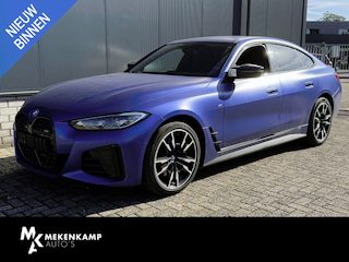 BMW i4 M50 High Executive 84 kWh 19"/Lederen M-stoelen + memory/Harman Kardon/Keyless/Camera/Adaptief M onderstel/Stoelverwarming