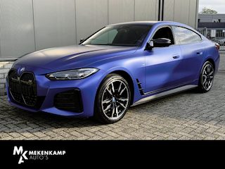 BMW i4 M50 High Executive 84 kWh 19"/Lederen M-stoelen + memory/Harman Kardon/Keyless/Camera/Adaptief M onderstel/Stoelverwarming