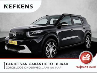 Citroën C3 Aircross SUV Plus Hybrid 7p. 145pk Automaat | 7 zitplaatsen | Lage kilometerstand | Navigatie via draadloze Apple Carplay / Android Auto | Achteruitrijcamera | Climate Control | Cruise Control | Parkeersensoren | Bluetooth | Comfortstoelen | Elektrisch inklapbare spiegels | Donker getint glas | Led koplampen |