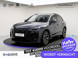 Audi Q6 e-tron S edition 83 kWh 252 pk | Warmtepomp | Navigatie | Trekhaak (wegklapbaar) | Parkeersensoren (Park assist) | Rondomzicht camera | Multimedia scherm passagier | Stoel ventilatie | Luchtvering | S-Line |