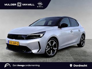 Opel Corsa GS 1.2 Turbo Hybrid 110pk e-DCT | TWO-TONE! | DODEHOEBEW. | STUUR- EN STOELVERW. | ADAPTIVE CRUISE | 180° CAMERA  | KEYLESS | NAVI | CLIMATE CONTROL | 17" LM VELGEN |