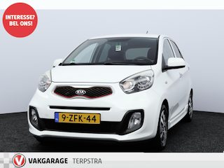 Kia Picanto 1.0 CVVT X-treme/ 60.000 KM! N.A.P!/ 5-Drs/ 14'' LMV/ LEDER/ NAVI/ Clima/ Elek. pakket/ Isofix/ Bluetooth/ Multi. LEDER. Stuur/ AUX & USB/ Mistl./ Extra getint glas/ Chroom/ LED Dagrijverl.