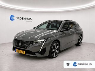 Peugeot 308 SW 1.2 HYBRID 136PK GT PACK AUTOMAAT / NAVI / LEDER / CLIMA / PDC / 18" LMV / 360 CAMERA / KEYLESS / PANO. DAK / FOCAL AUDIO / FULL-LED / BLUETOOTH / ADAPT. CRUISECONTROL / 1E EIGENAAR / NIEUWSTAAT !!