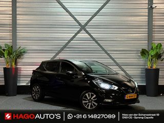 Nissan Micra 1.0 IG-T Tekna AUT/AIRCO/LED/BOSE-PERSONAL/NAVI/CARPLAY/CRUISE/KEYLESS/CAMERA/PDC/TREKHAAK/LANE-ASSIST/STOELVERW