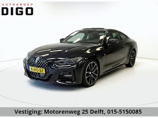 BMW 4-serie Coupé 420i High Executive M-Pakket GARANTIE TOT 07-2032* . PANORAMA-DAK . PARKEERSENSOREN VOOR & ACHTER . STOELVERWARMING . 1E EIGENAAR! .