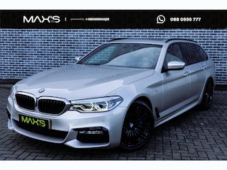 BMW 5-serie Touring 520i High Executive | M-Sport | Panoramadak | Head-up Display | HiFi Audio | Achteruitrijcamera | Nappaleder Exklusiv | Elektrische Achterklep | Lichtmetalen Velgen 19 inch | Stoelverwarming | Comfortzetels | Cruise Control Adaptief | Dodehoekdetectie | Navigatie Professional