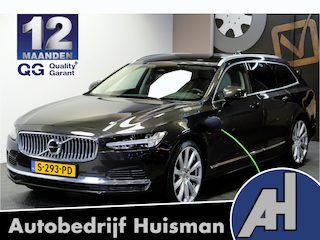 Volvo V90 2.0 T8 AWD 335kW/456pk Aut8 Plug-in hybrid Plus Bright HARMAN/KARDON + EL.TREKHAAK + SPORTSTOELEN + ADAPT.CRUISE + STANDKACHEL + STOEL-&STUURVERWARMING + LEDEREN DASHBOARD + LED KOPLAMPEN + CAMERA + ZITVERHOGER + PARKSENSOREN + 20" LM-VELGEN!!