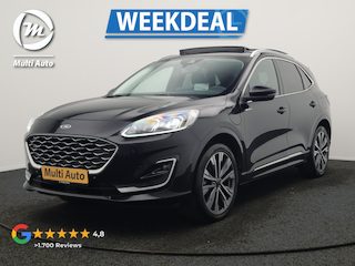 Ford Kuga 2.5 Vignale PHEV 225pk Dealer O.H. | SOH 96,3% | Panodak | Head Up | Camera | Bang & Olufsen | Lederen Comfortstoelen Memory & Verwarmd | Stuur Verwarmd | Navigatie | DAB | Virtual | 20"L.M | Cruise Control | Plug In Hybrid |