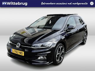 Volkswagen Polo 1.0 TSI 2x R-Line / PANO/ CAMERA/ PARK. SENSOREN/ APP CONNECT/ DIGITAL DASHBOARD/ KEYLESS/ LED/ RIJ MODI/ ADAPT. CRUISE/ NAVI/ CLIMA/ DAB/ 17" LMV