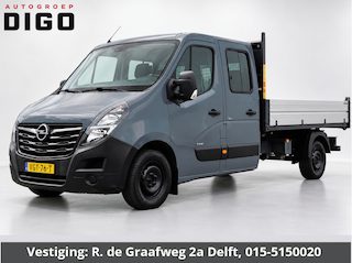 Opel Movano 2.3 CDTI BiTurbo L3 DC Kipper (ex.BTW) Dubbele Cabine + Open Laadbak | Trekhaak | Airco | Elektrische ramen |