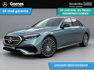 Mercedes-Benz E-klasse 300 e Sport Edition | AMG Line | Leder Zwart | Premium Pakket | Night Pakket | Winter Pakket | Panoramadak | Burmester 4D Surround Sound | MBUX Superscreen | 360° Camera | DISTRONIC Afstandsassistent | Dodehoekassistent | Verkeersbordassistent | DIGITAL Light | Elektrisch Verstelbare Stoelen + Memory | Stoelventilatie | Stoelverwarming | Stuurverwarming | Sfeerverlichting | Apple CarPlay | Android Auto | Elektrisch Inklapbare Buitenspiegels | Parkeersensoren